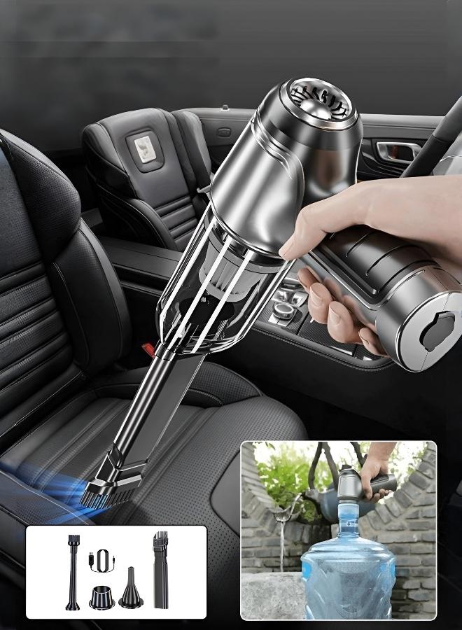 مكنسة لاسلكية صغيرة بقوة شفط عالية للسيارة والمنزل - Image 1